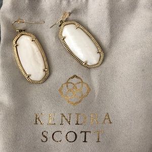 Kendra Scott Danielle Ivory Pearl Earrings